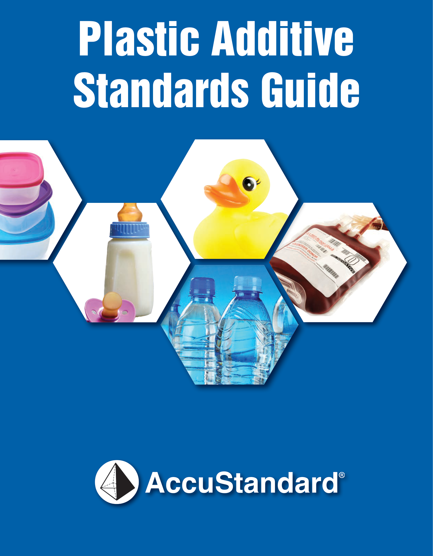 Portada de la guía de estándares de aditivos plásticos AccuStandard